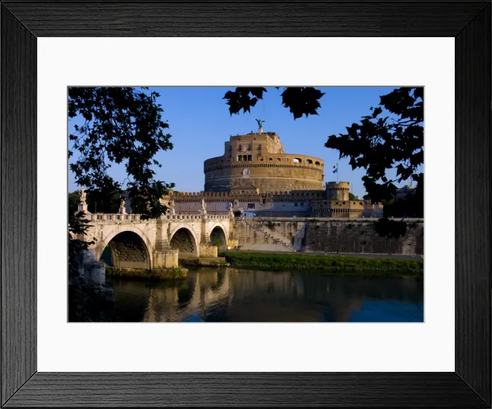 Framed Print : Castello Sant Angelo and River Tiber, Rome, Lazio, Italy, Europe Framed Print : Castello Sant Angelo and River Tiber, Rome, Lazio, Italy, Europe