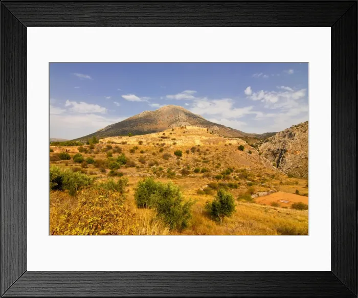 Framed Print : Ancient Mycenae, UNESCO World Heritage Site, Peloponnese, Greece, Europe Framed Print : Ancient Mycenae, UNESCO World Heritage Site, Peloponnese, Greece, Europe