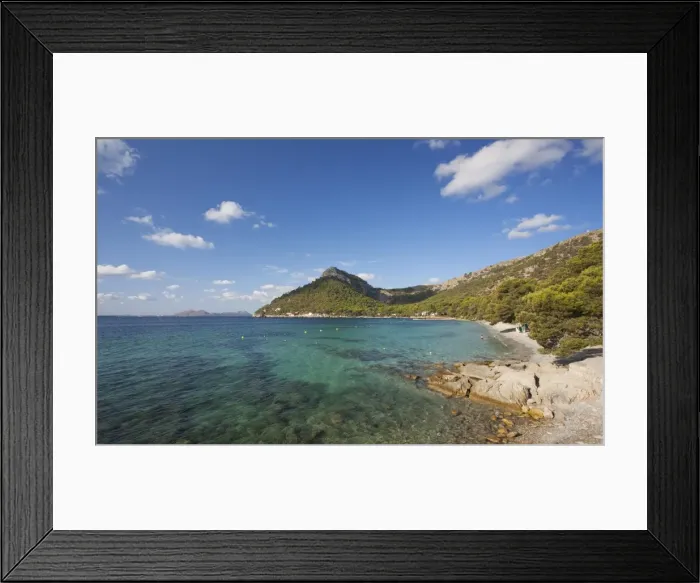 Framed Print : Formentor Beach, Majorca, Balearic Islands, Spain, Mediterranean, Europe