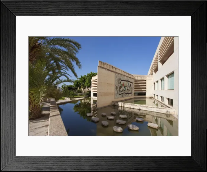 Framed Print : Garden at Fundacio Pilar I Joan Miro, Cala Major, Majorca, Balearic Islands Framed Print : Garden at Fundacio Pilar I Joan Miro, Cala Major, Majorca, Balearic Islands