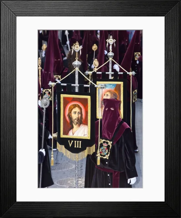Framed Print : Semana Santa (Holy Week) celebrations, Malaga, Andalucia, Spain, Europe Framed Print : Semana Santa (Holy Week) celebrations, Malaga, Andalucia, Spain, Europe