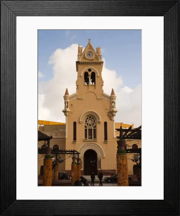 Framed Print : Modernist Sagrado Corazon church, Melilla, Spain, Spanish North Africa, Africa Framed Print : Modernist Sagrado Corazon church, Melilla, Spain, Spanish North Africa, Africa