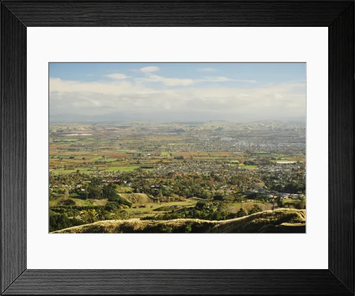 Framed Print : View of Havelock North and Hastings from Te Mata Peak, Hawkes Bay Framed Print : View of Havelock North and Hastings from Te Mata Peak, Hawkes Bay