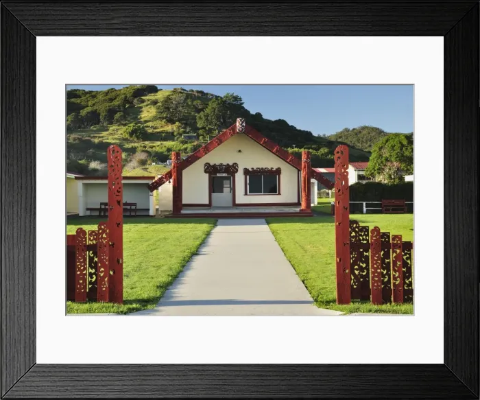 Framed Print : Marae, Torere, Bay of Plenty, North Island, New Zealand, Pacific Framed Print : Marae, Torere, Bay of Plenty, North Island, New Zealand, Pacific