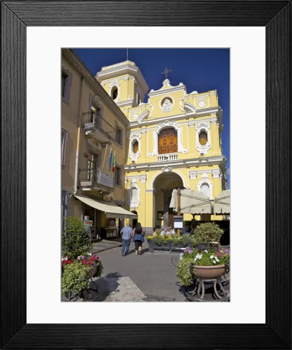 Framed Print : Church of the Madonna del Carmine in Piazzo Tasso in Sorrento, Neapolitan Riviera Framed Print : Church of the Madonna del Carmine in Piazzo Tasso in Sorrento, Neapolitan Riviera