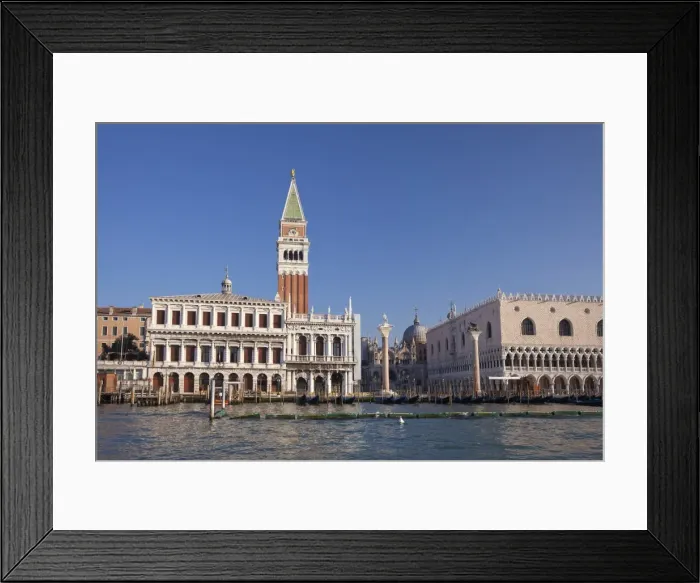 Framed Print : St. Marks Campanile and Basilica and the Doges Palace, Piazza San Marco Framed Print : St. Marks Campanile and Basilica and the Doges Palace, Piazza San Marco