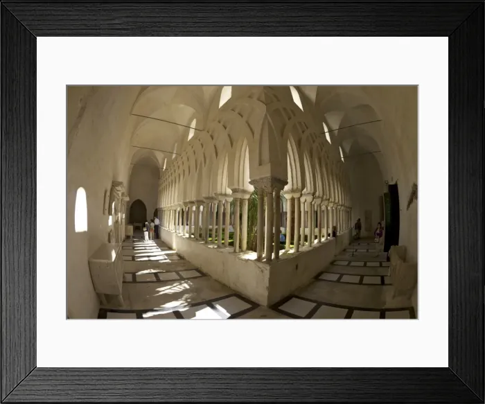 Framed Print : Cloister of Paradise (Chiostro del Paradiso) dating from the 11th century Framed Print : Cloister of Paradise (Chiostro del Paradiso) dating from the 11th century