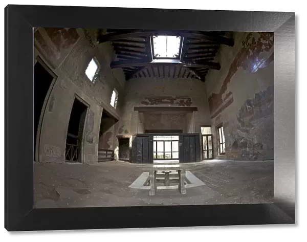 Tuscan atrium with marble impluvium, House with Wooden Partition, Herculaneum