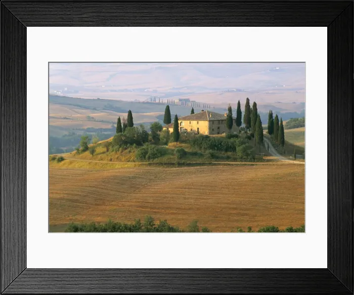 Framed Print : Sunrise near San Quirico d Orcia, Val d Orcia, Siena province, Tuscany Framed Print : Sunrise near San Quirico d Orcia, Val d Orcia, Siena province, Tuscany