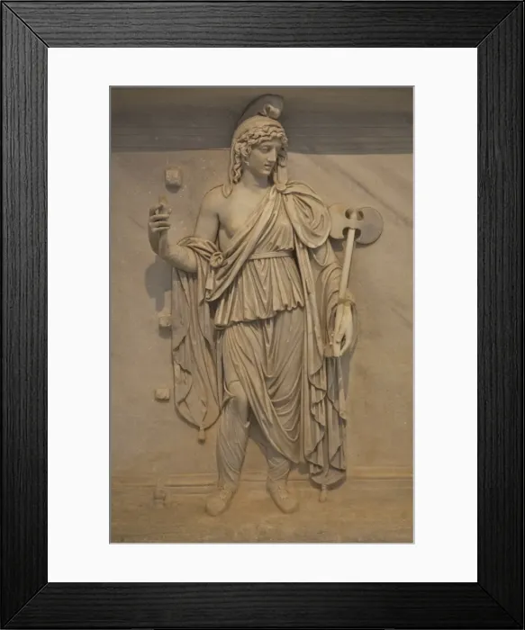 Framed Print : Reliefs from Hadrianeum in Rome, Farnese Excavations, National Archaeological Museum Framed Print : Reliefs from Hadrianeum in Rome, Farnese Excavations, National Archaeological Museum