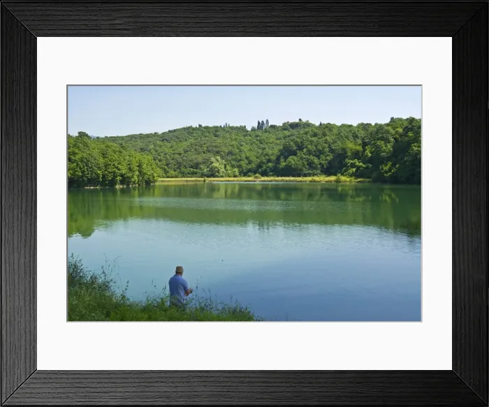 Framed Print : Lake of Bilancino, Mugello, Firenze, Tuscany, Italy, Europe Framed Print : Lake of Bilancino, Mugello, Firenze, Tuscany, Italy, Europe