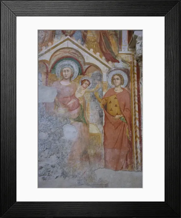 Framed Print : Fresco of Madonna and the child Jesus, Amalfi Cathedral, Amalfi, Costiera Amalfitana Framed Print : Fresco of Madonna and the child Jesus, Amalfi Cathedral, Amalfi, Costiera Amalfitana