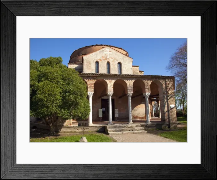 Framed Print : Santa Fosca, a Byzantine church dating from the 11th and 12th centuries Framed Print : Santa Fosca, a Byzantine church dating from the 11th and 12th centuries