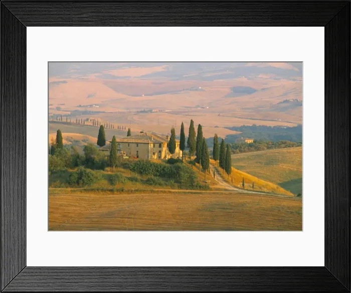 Framed Print : Sunset near San Quirico d Orcia, Val d Orcia, Siena province, Tuscany Framed Print : Sunset near San Quirico d Orcia, Val d Orcia, Siena province, Tuscany