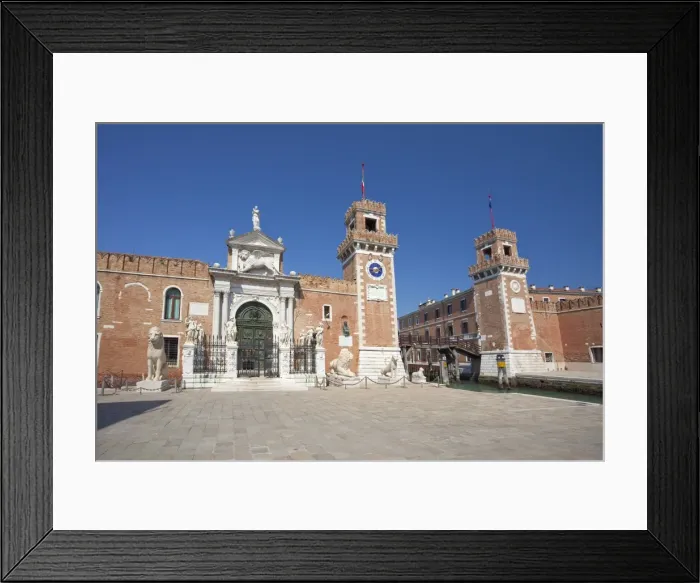 Framed Print : Main entrance, Arsenale, Castello district, Venice, UNESCO World Heritage Site Framed Print : Main entrance, Arsenale, Castello district, Venice, UNESCO World Heritage Site