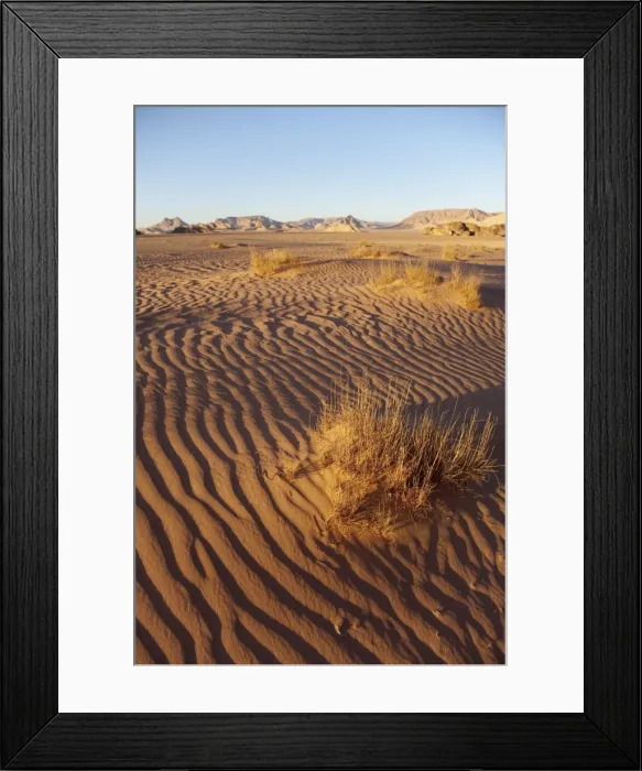 Framed Print : Wadi Rum in the Jordanian Desert, Jordan, Middle East Framed Print : Wadi Rum in the Jordanian Desert, Jordan, Middle East