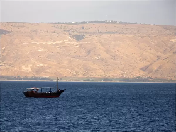 Boat on the Sea of Galilee, Israel, Middle East