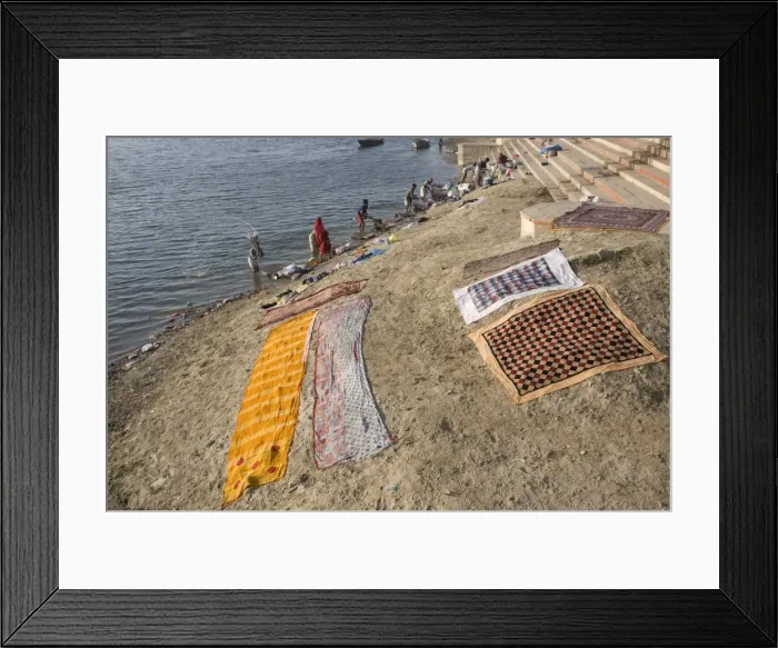 Framed Print : Workers washing clothes in the Ganga River, Varanasi, Uttar Pradesh, India, Asia Framed Print : Workers washing clothes in the Ganga River, Varanasi, Uttar Pradesh, India, Asia