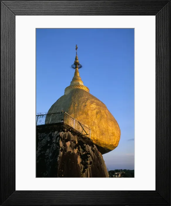Framed Print : Kyaiktiyo Pagoda (Golden Rock Pagoda), Mon State, Myanmar (Burma), Asia Framed Print : Kyaiktiyo Pagoda (Golden Rock Pagoda), Mon State, Myanmar (Burma), Asia
