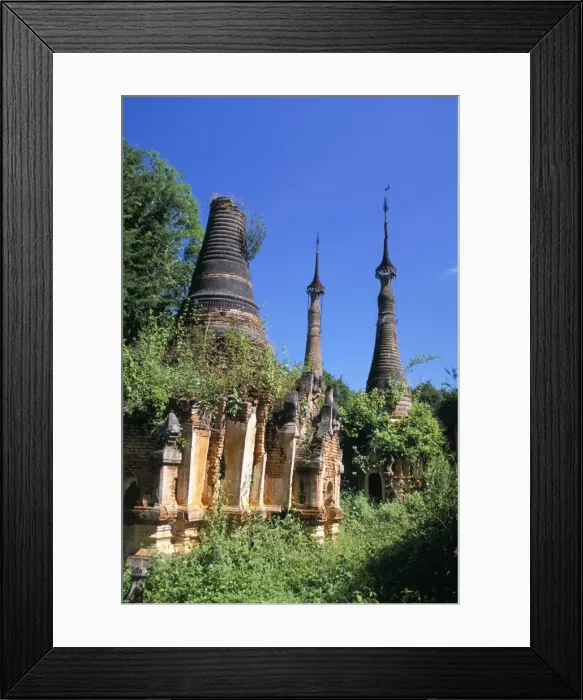 Framed Print : Ancient stupas, Indein archaeological site, Inle Lake, Shan State, Myanmar (Burma), Asia Framed Print : Ancient stupas, Indein archaeological site, Inle Lake, Shan State, Myanmar (Burma), Asia