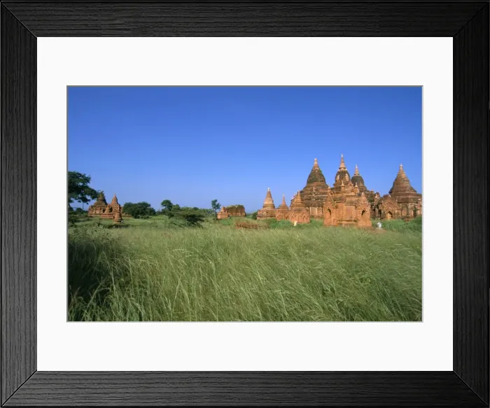 Framed Print : Temples, Bagan (Pagan) archaeological site, Myanmar (Burma), Asia Framed Print : Temples, Bagan (Pagan) archaeological site, Myanmar (Burma), Asia