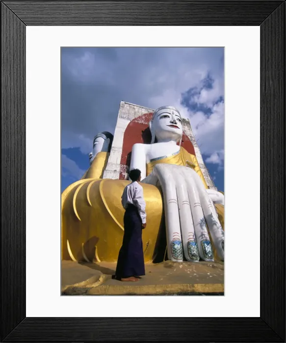 Framed Print : Kyaik Pun temple, Bago (Pegu), Bago Division, Myanmar (Burma), Asia Framed Print : Kyaik Pun temple, Bago (Pegu), Bago Division, Myanmar (Burma), Asia