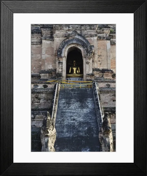 Framed Print : Stairway, Wat Chedi Luang, Chiang Mai, Thailand, Southeast Asia, Asia Framed Print : Stairway, Wat Chedi Luang, Chiang Mai, Thailand, Southeast Asia, Asia