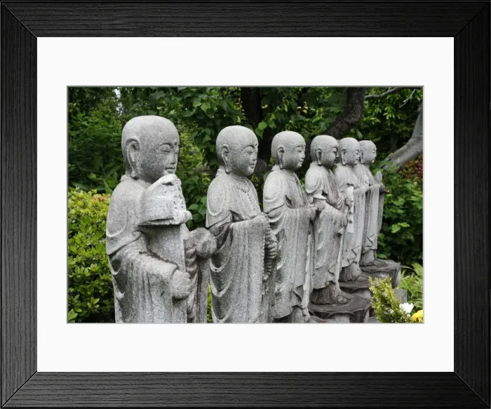 Framed Print : Jizo looks after the souls of dead children, Tokyo, Japan, Asia Framed Print : Jizo looks after the souls of dead children, Tokyo, Japan, Asia