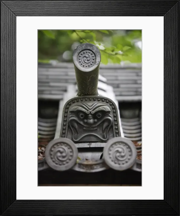 Framed Print : Traditional roof detail, Kyoto, Japan, Asia Framed Print : Traditional roof detail, Kyoto, Japan, Asia