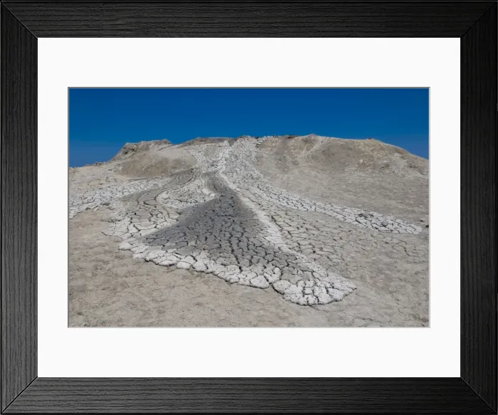 Framed Print : Mud volcanoes near Qobustan, Azerbaijan, Central Asia, Asia Framed Print : Mud volcanoes near Qobustan, Azerbaijan, Central Asia, Asia