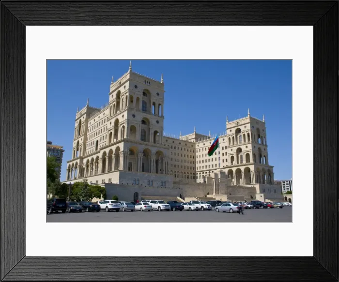 Framed Print : Government House, Dom Soviet, Baku, Azerbaijan, Central Asia, Asia Framed Print : Government House, Dom Soviet, Baku, Azerbaijan, Central Asia, Asia
