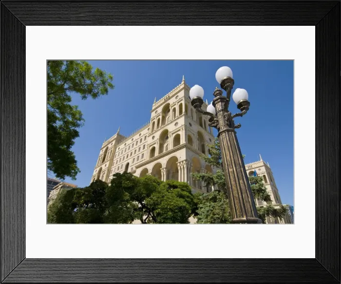 Framed Print : Government House (Dom Soviet), Baku, Azerbaijan, Central Asia, Asia Framed Print : Government House (Dom Soviet), Baku, Azerbaijan, Central Asia, Asia