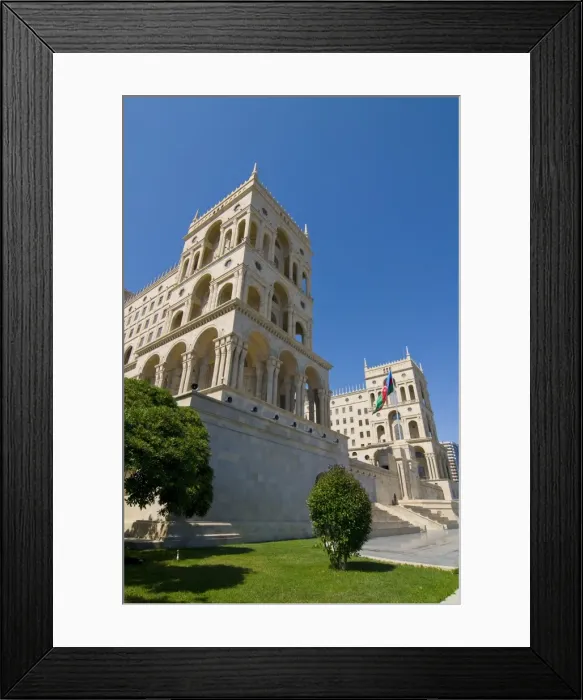 Framed Print : Government House (Dom Soviet), Baku, Azerbaijan, Central Asia, Asia Framed Print : Government House (Dom Soviet), Baku, Azerbaijan, Central Asia, Asia