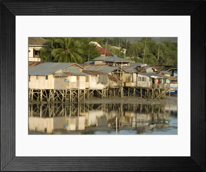 Framed Print : Stilt houses by old port, Tagbilaran, capital of Bohol, Philippines, Southeast Asia, Asia Framed Print : Stilt houses by old port, Tagbilaran, capital of Bohol, Philippines, Southeast Asia, Asia