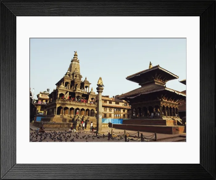 Framed Print : Krishna Mandir, a 7th century Hindu temple, UNESCO World Heritage Dite Framed Print : Krishna Mandir, a 7th century Hindu temple, UNESCO World Heritage Dite