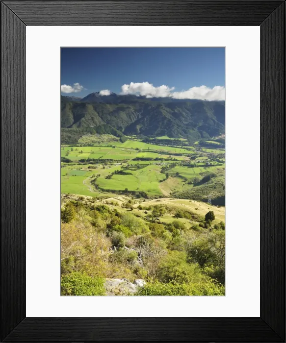Framed Print : Takaka Valley, Tasman, South Island, New Zealand, Pacific Framed Print : Takaka Valley, Tasman, South Island, New Zealand, Pacific