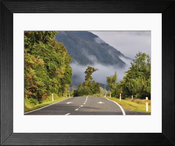 Framed Print : Hst Highway, West Coast, South Island, New Zealand, Pacific Framed Print : Hst Highway, West Coast, South Island, New Zealand, Pacific
