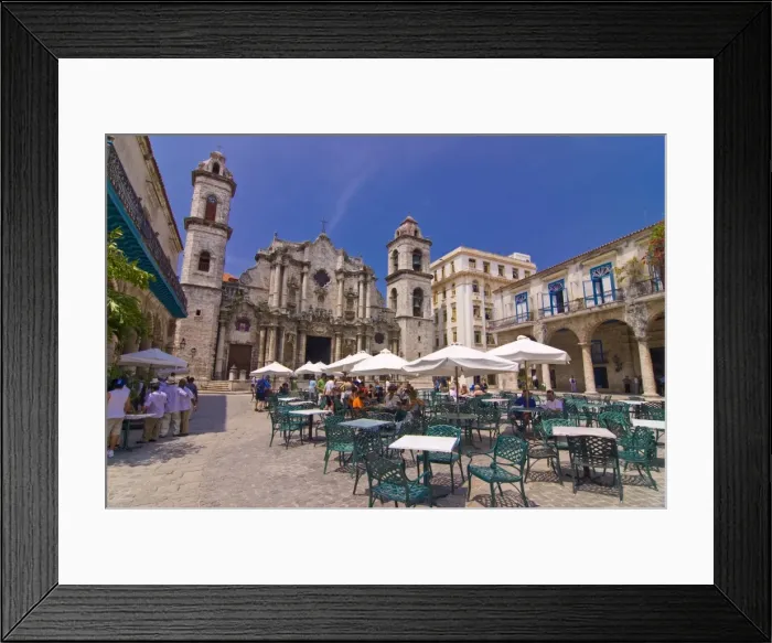 Framed Print : Plaza de la Catedral, Havana Vieja, UNESCO World Heritage Site, Havana Framed Print : Plaza de la Catedral, Havana Vieja, UNESCO World Heritage Site, Havana