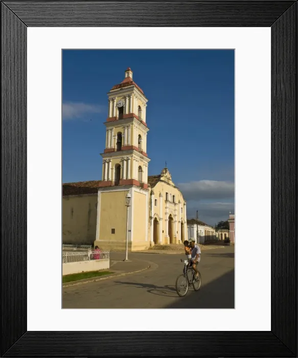 Framed Print : Colonial church, Remedios, Cuba, West Indies, Caribbean, Central America Framed Print : Colonial church, Remedios, Cuba, West Indies, Caribbean, Central America