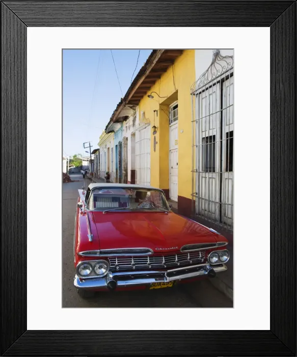 Framed Print : Chevrolet, classic 1950s American car, Trinidad, UNESCO World Heritage Site Framed Print : Chevrolet, classic 1950s American car, Trinidad, UNESCO World Heritage Site