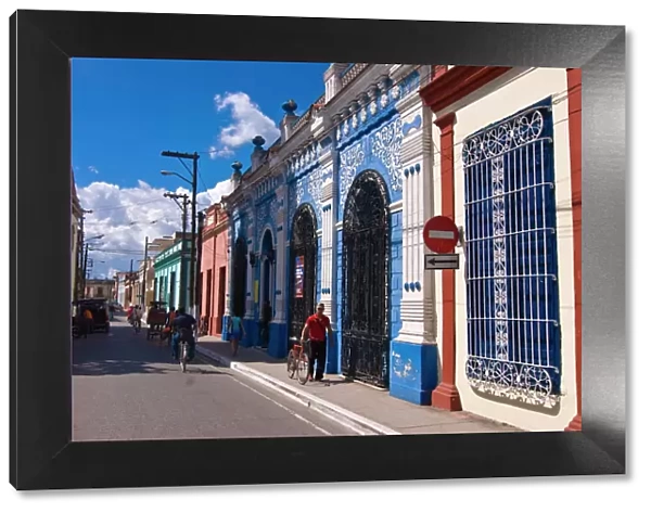 Old colonial houses, Camaguey, Cuba, West Indies, Caribbean, Central America