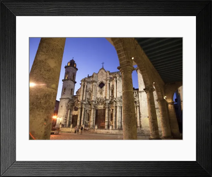 Framed Print : Cathedral de San Cristobal, dating from 1748, in the Plaza de la Catedral Framed Print : Cathedral de San Cristobal, dating from 1748, in the Plaza de la Catedral