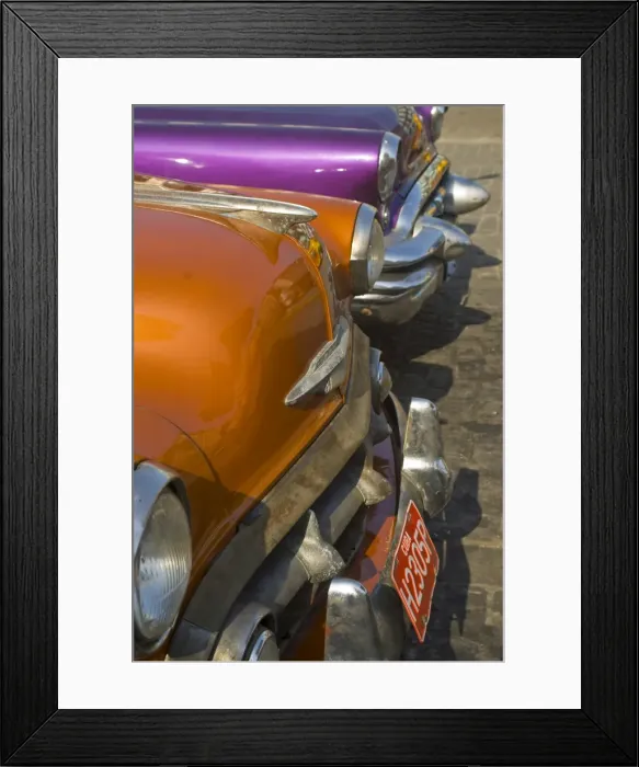 Framed Print : American oldtimers on the streets of Havana, Cuba, West Indies, Caribbean Framed Print : American oldtimers on the streets of Havana, Cuba, West Indies, Caribbean