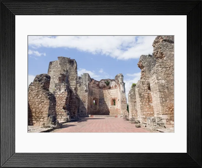 Framed Print : Ruins of Monasterio de San Francisco, UNESCO World Heritage Site, Santo Domingo Framed Print : Ruins of Monasterio de San Francisco, UNESCO World Heritage Site, Santo Domingo