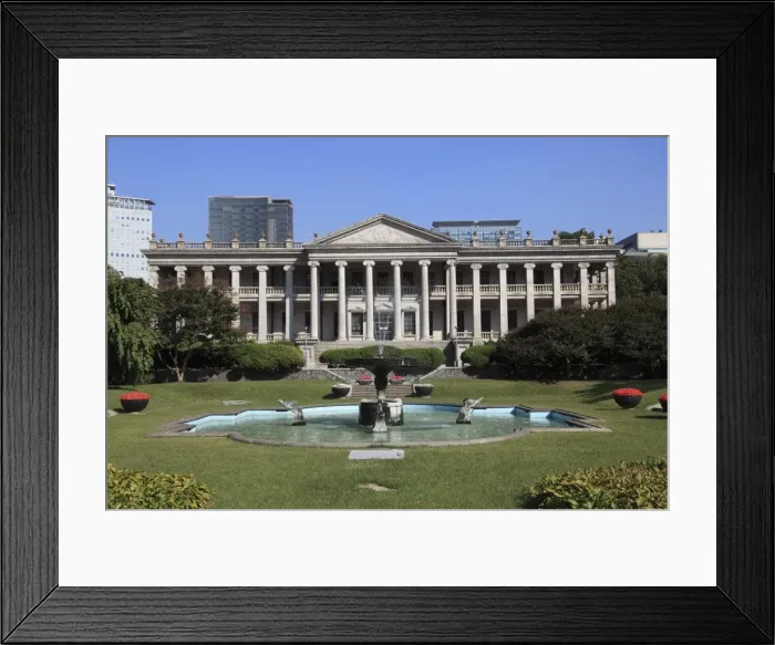 Framed Print : Seokjojeon, Deoksugung Palace (Palace of Virtuous Longevity), Seoul, South Korea, Asia