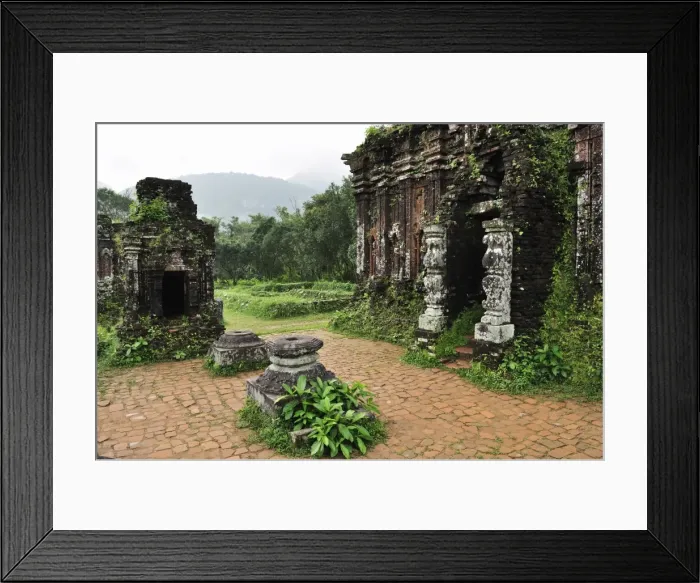 Framed Print : Ruins of the ancient Cham city of My Son, UNESCO World Heritage Site, Vietnam Framed Print : Ruins of the ancient Cham city of My Son, UNESCO World Heritage Site, Vietnam