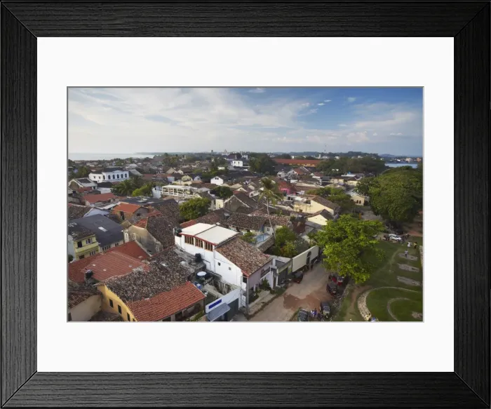 Framed Print : View of Old Town inside Galle Fort, UNESCO World Heritage Site, Galle, Sri Lanka, Asia Framed Print : View of Old Town inside Galle Fort, UNESCO World Heritage Site, Galle, Sri Lanka, Asia