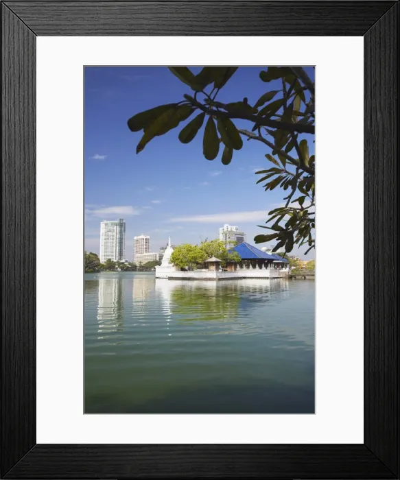 Framed Print : Seema Malakaya Temple on Beira Lake, Cinnamon Gardens, Colombo, Sri Lanka, Asia Framed Print : Seema Malakaya Temple on Beira Lake, Cinnamon Gardens, Colombo, Sri Lanka, Asia