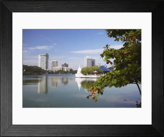 Framed Print : Seema Malakaya Temple on Beira Lake, Cinnamon Gardens, Colombo, Sri Lanka, Asia Framed Print : Seema Malakaya Temple on Beira Lake, Cinnamon Gardens, Colombo, Sri Lanka, Asia