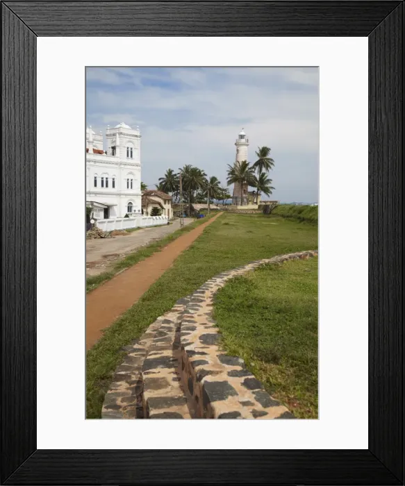 Framed Print : Lighthouse and mosque in Galle Fort, UNESCO World Heritage Site, Galle, Sri Lanka, Asia Framed Print : Lighthouse and mosque in Galle Fort, UNESCO World Heritage Site, Galle, Sri Lanka, Asia